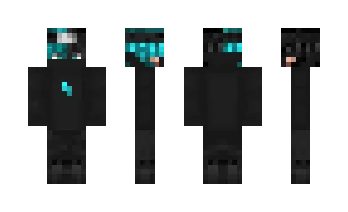 The guy with the blue hair