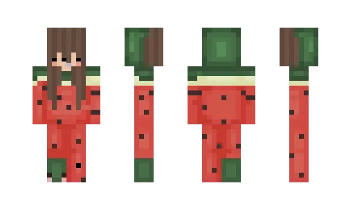 Девушка в Арбузном костюме