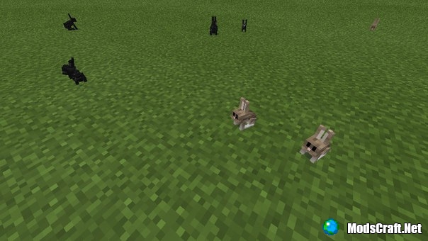 Rabbits in Minecraft 0.13.0