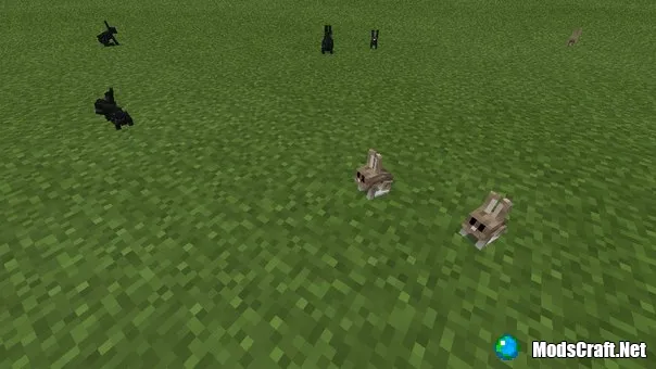 Rabbits in Minecraft 0.13.0