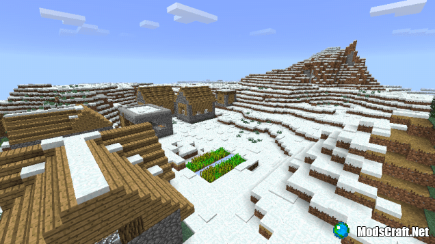 Деревня в биоме снега