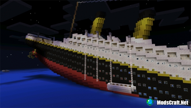 Map: RMS Titanic Sinking