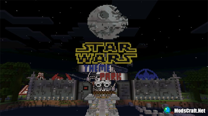 Карта Star Wars Theme Park для Minecraft