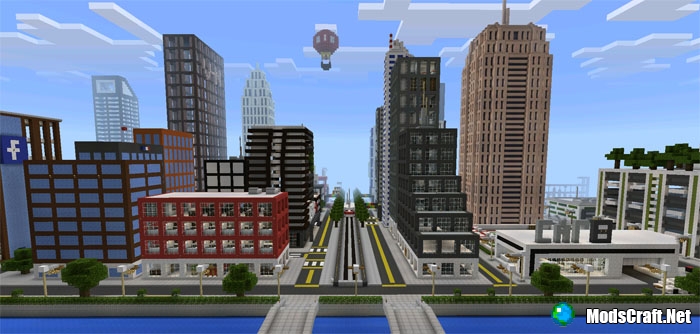 super simple city map for minecraft 1.12.2