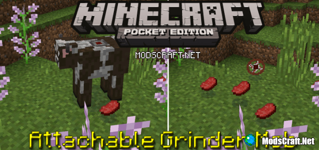 Мод Attachable Grinder 0.14.3/0.14.2/0.14.1/0.14.0