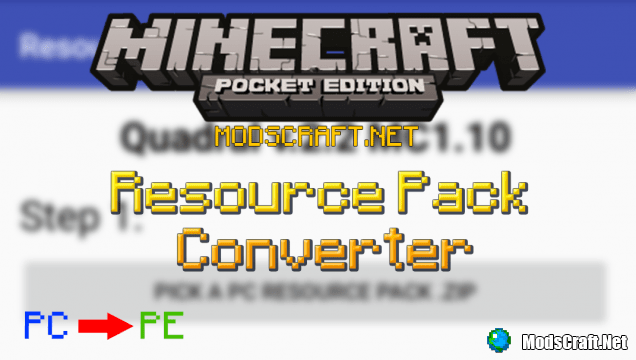 Resource Pack Converter для Android