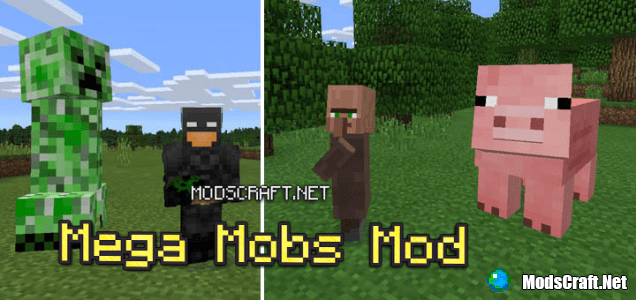 Мод Mega Mobs 0.15.6/0.15.4/0.15.3
