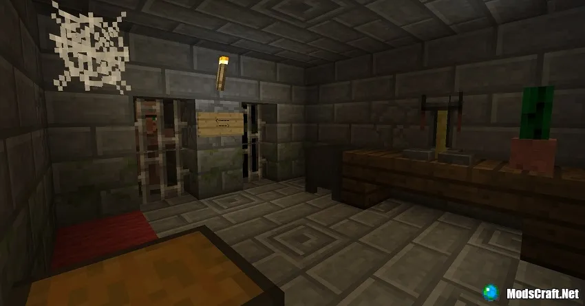 Villager in an igloo