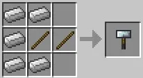 Crafting a Hammer — a tool for making plates from ingots