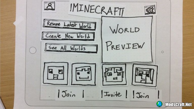 В Minecraft будет обновлено меню!