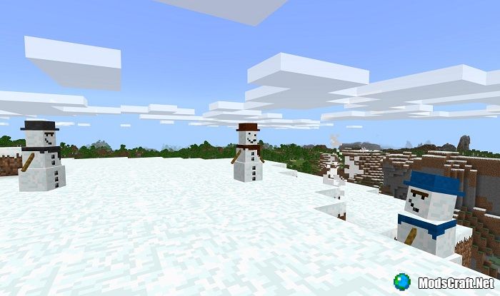 Мод Snowman 1.8+
