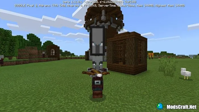 Pillager raids in Minecraft 1.11