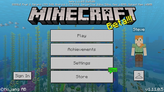 Minecraft Beta 1.11.0.5 - что нового?