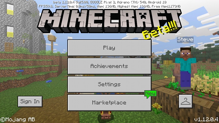 Minecraft Beta 1.12.0.4 - что нового?