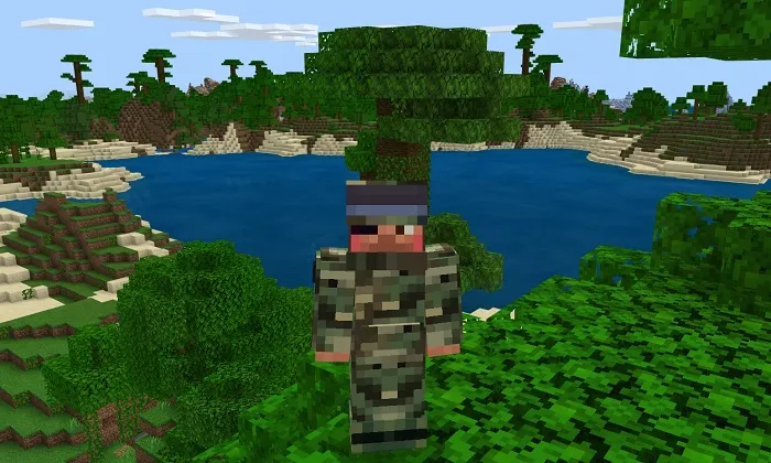 Steve in soldier uniform