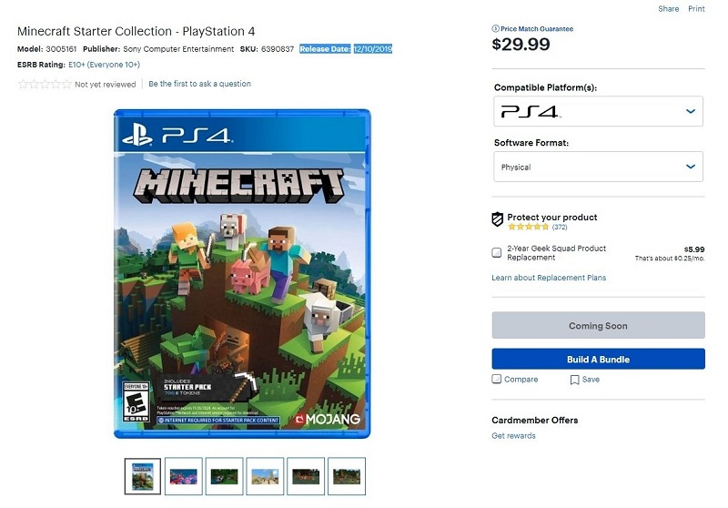 Minecraft Bedrock выходит на PlayStation 4!