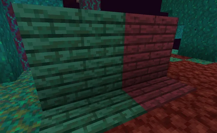 New crimson warped planks