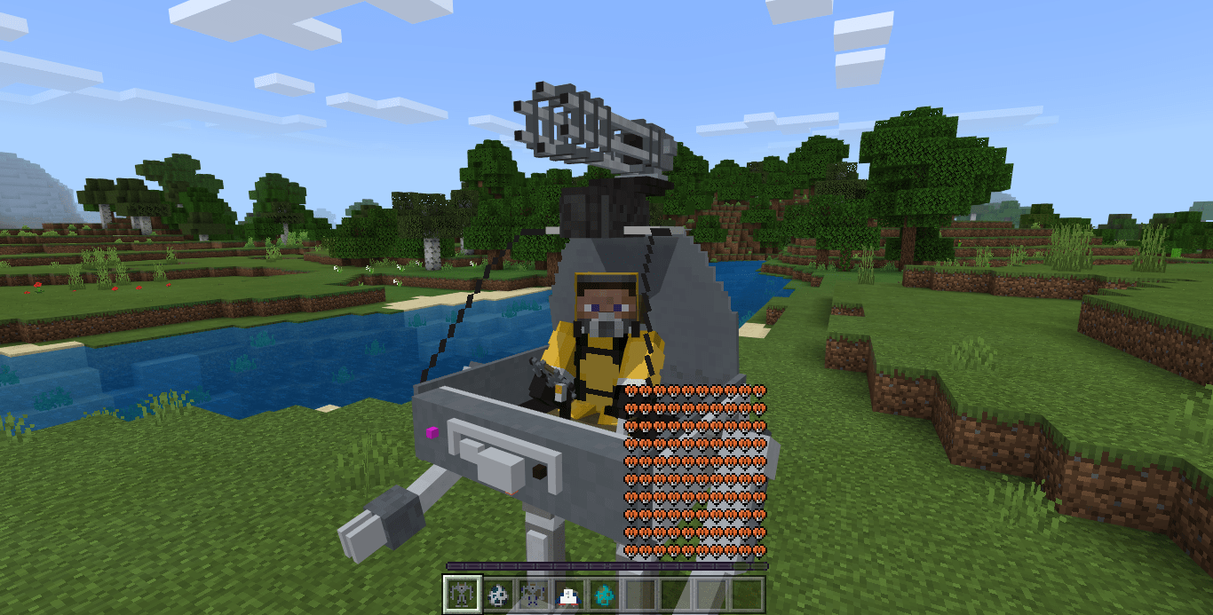 Minecraft PE Mechs and Jetpacks Mod