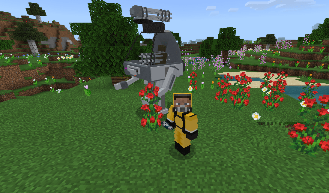 Minecraft PE Mechs and Jetpacks Mod