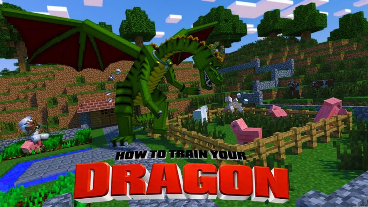 Мод How To Train Your Dragon 1.14+ [Как приручить дракона]