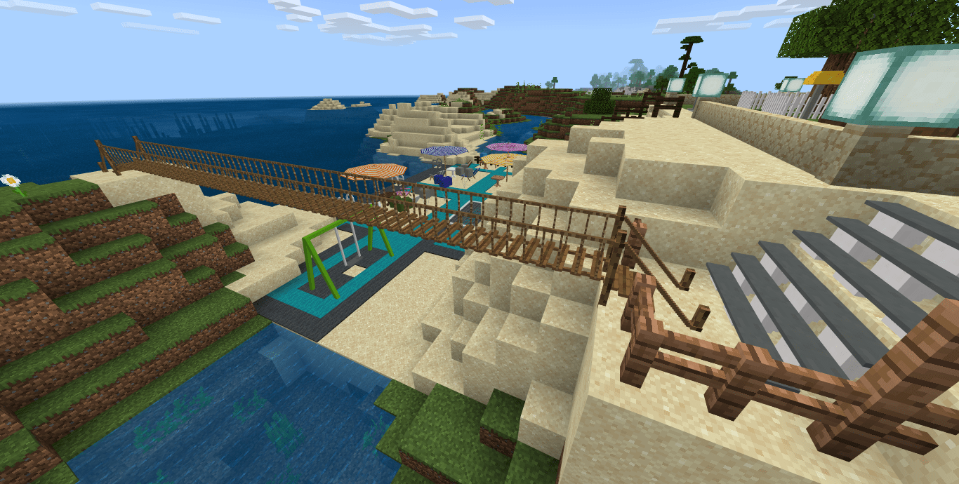 Bridge to Minecraft with a mod