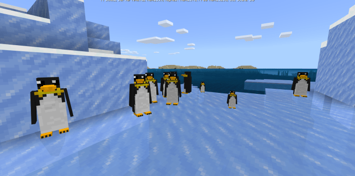 Penguin in Minecraft