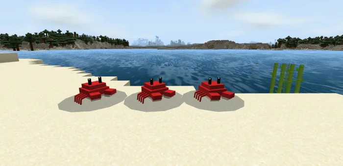 Crabs in Minecraft
