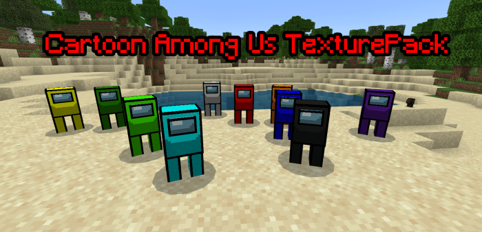 Among Us addon for Minecraft PE 1.19.81