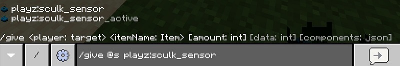 Mod: Sculk Sensor 1.16.100+