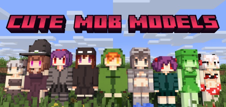 cute mob models 1.16 – minecraft cute mobs texture pack – F88 F99