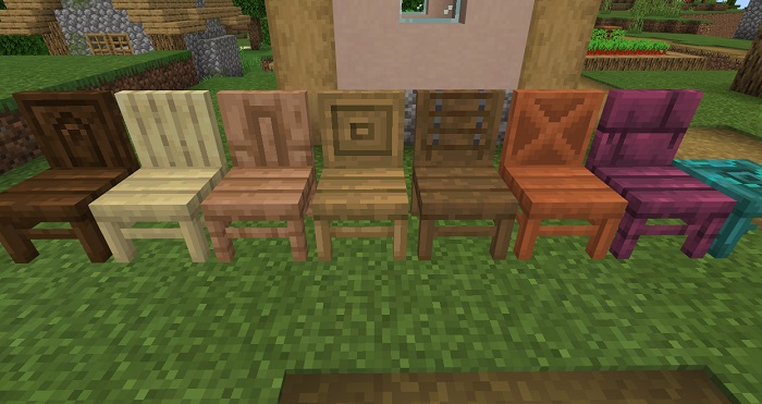 Мод Wooden Chairs 1.16+
