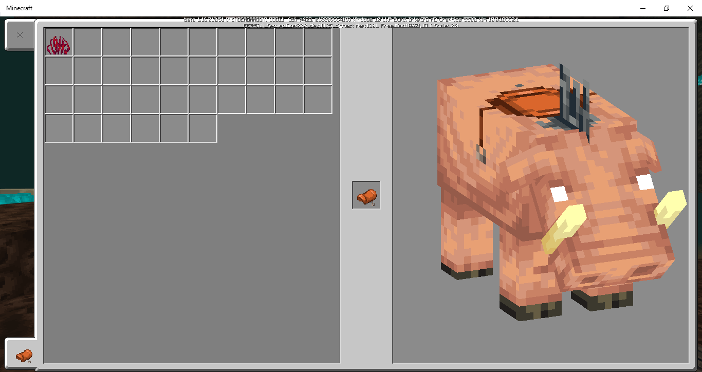 Mod Rideable Hoglin For Minecraft Pe