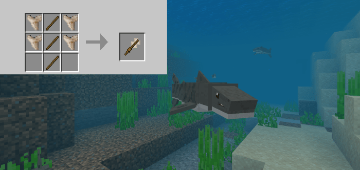 Crafting shark меча
