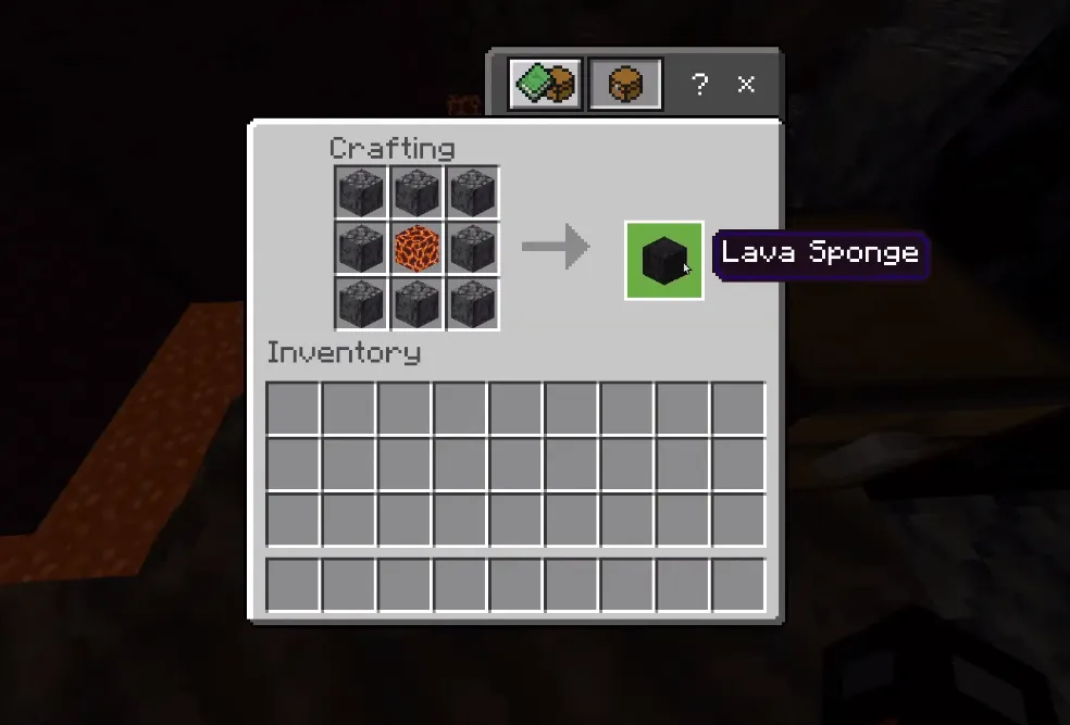 Mod: Lava Sponge