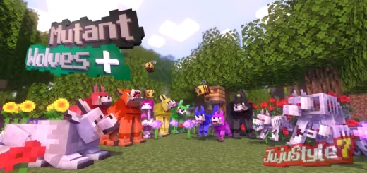 Mod: Colorful Mutant Wolves