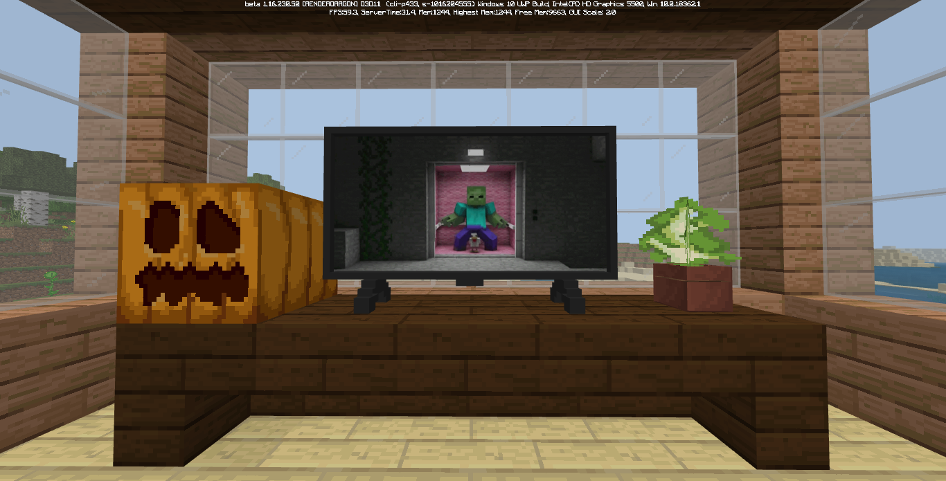 Mod Working TV for Minecraft PE