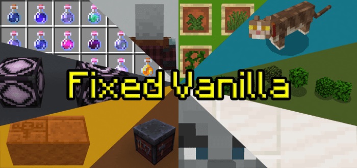Текстуры Fixed Vanilla для Minecraft