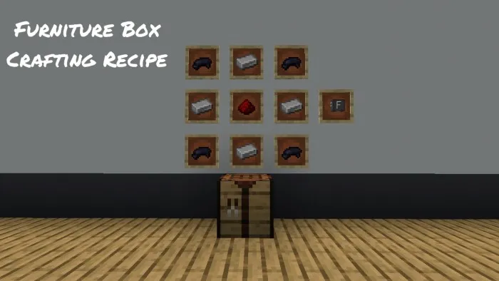 Crafting a Furniture Box to get interior items