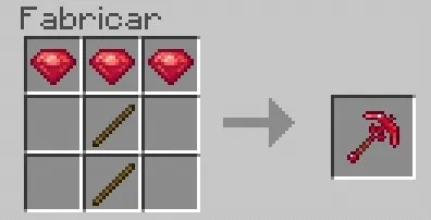 Ruby Pickaxe recipe