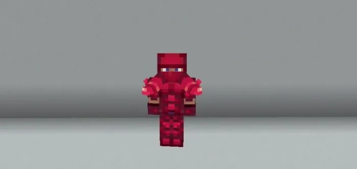 Type of ruby armor on the player