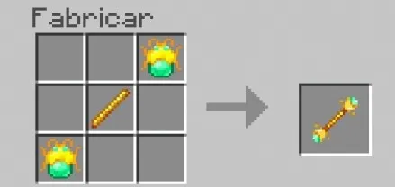 Jade staff in Minecraft