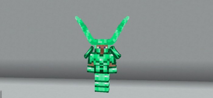 The type of jade armor on the player