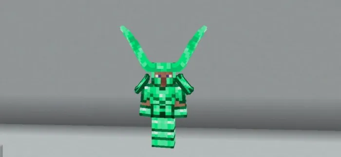 The type of jade armor on the player