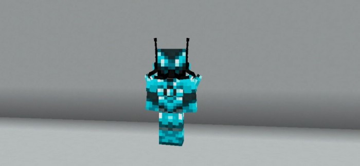 Type of aquamarine armor on the player