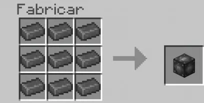Steel block crafting