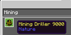 Mod: The Mining Driller 9000