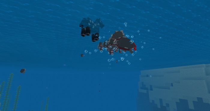 Piranha Attack in Minecraft PE
