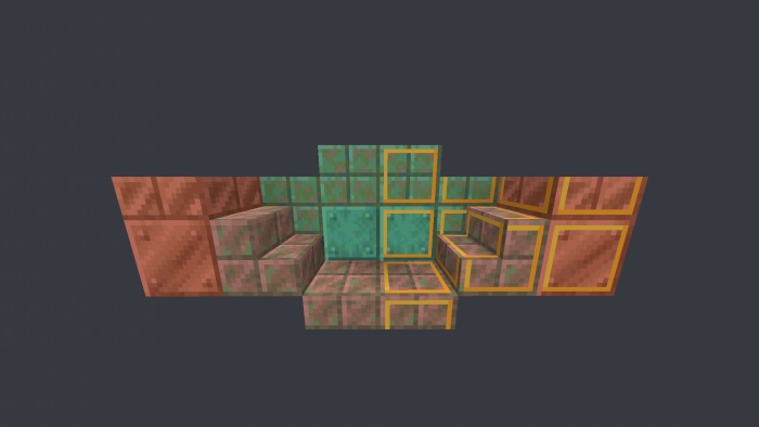 Текстуры Visible Waxed Copper для Minecraft