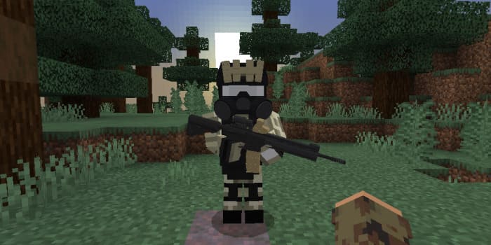 Солдат спец назначения в Minecraft