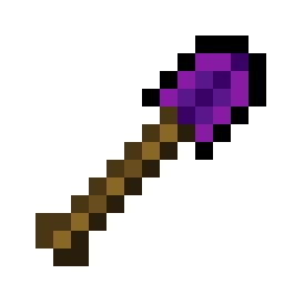 Obsidian shovel